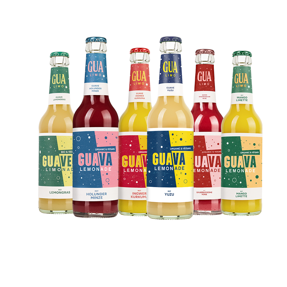 Gemischte Kiste Guaven-Limonade | BIO & Vegan | 6x330ml