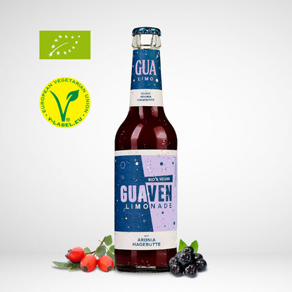 Guaven-Fruchtlimonade mit Aronia und Hagebutte | BIO & Vegan | 24x330ml