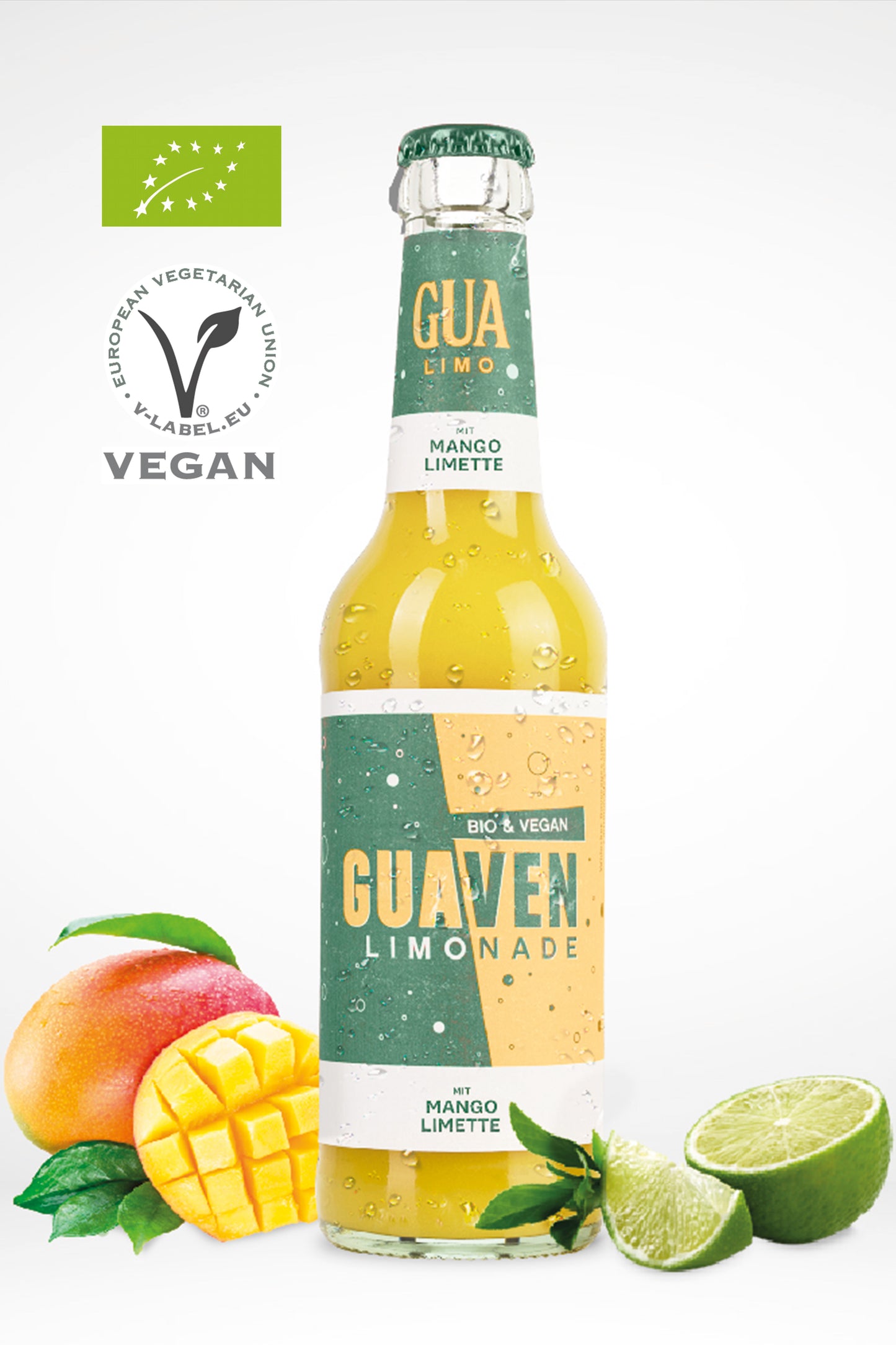 GUA LIMO mit Mango und Limette [24x330ml] - BIO & Vegan